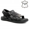 H015-1 Black Мъжки сандали от естествена кожа