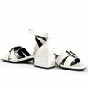 L4321-E2526 White Дамски сандали на токчета