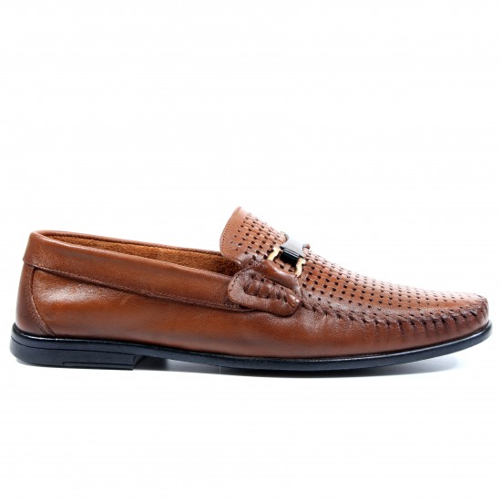 MK275 Brown Мъжки обувки от естествена кожа