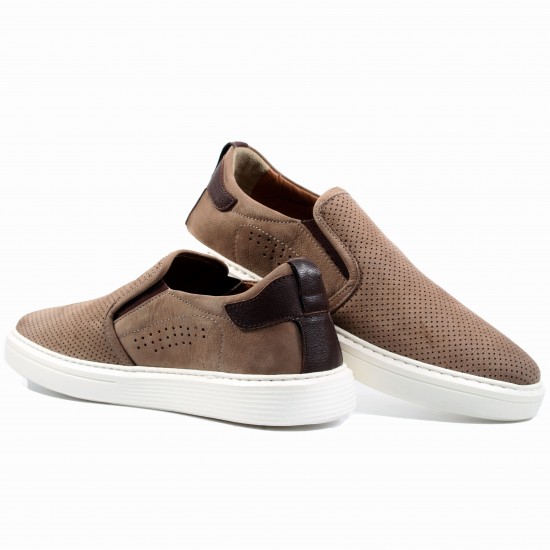 MK301 Brown Мъжки обувки от естествена кожа
