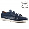 MK506 Navy Мъжки обувки от естествена кожа