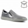 MK611 Grey Мъжки обувки от естествена кожа