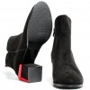 SH710 Black Nabuk Дамски боти