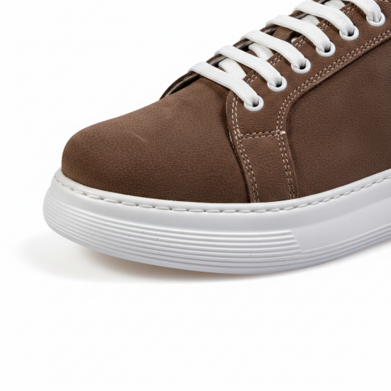 011 Brown Дамски обувки от естествена кожа