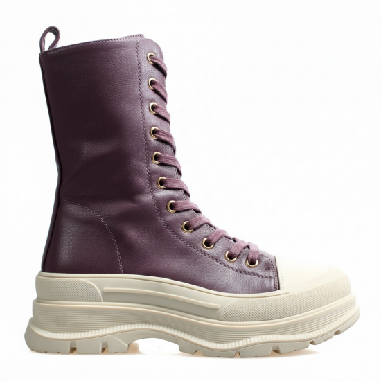 0127-5 Purple Дамски боти