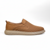 7045 Beige Мъжки ежедневни обувки от естествена кожа