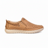7063 Beige Мъжки ежедневни обувки от естествена кожа