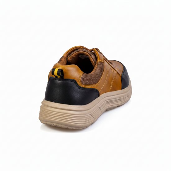 K363 Camel Мъжки ежедневни обувки от естествена кожа