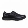 K375-1 Black Мъжки ежедневни обувки от естествена кожа