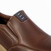 K375-2 Brown Мъжки ежедневни обувки от естествена кожа