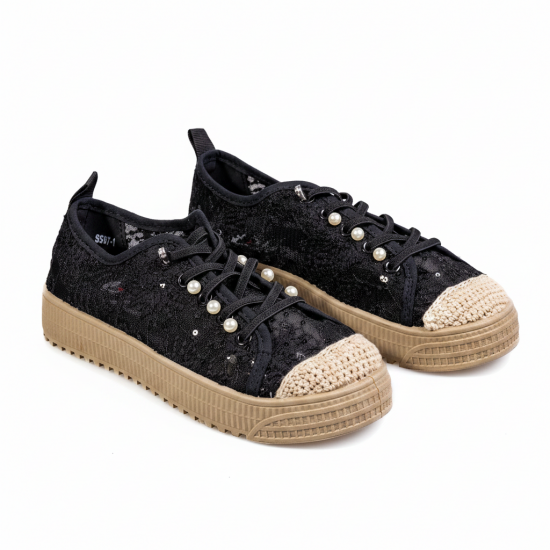 S587-1 Black Дамски ежедневни обувки