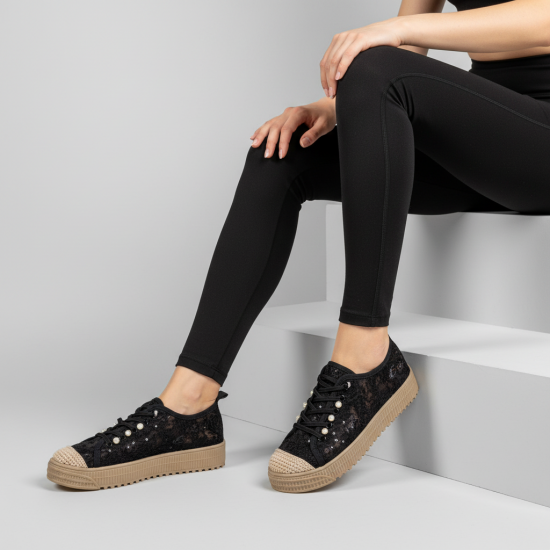S587-1 Black Дамски ежедневни обувки