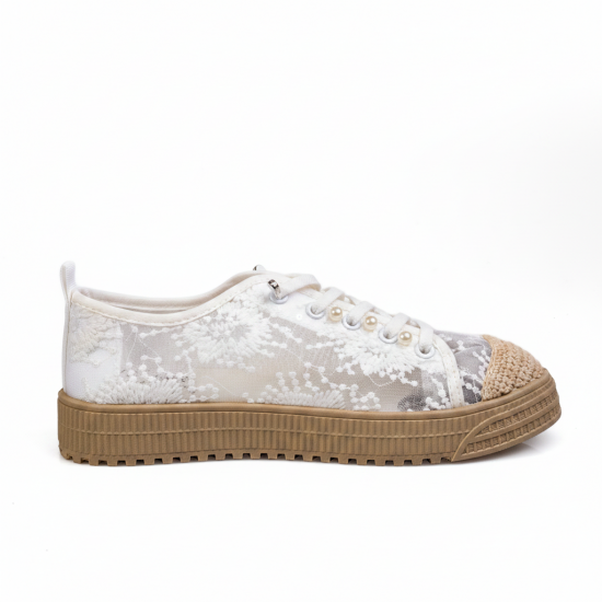 S587-2 White Дамски ежедневни обувки