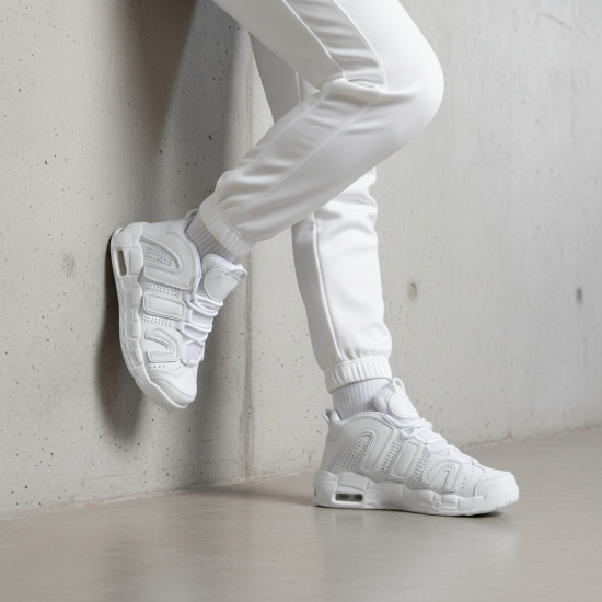B1820 White Юношески маратонки