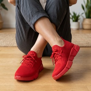 1753 red Дамски маратонки