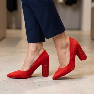 3191-2 Red Дамски обувки на токчета