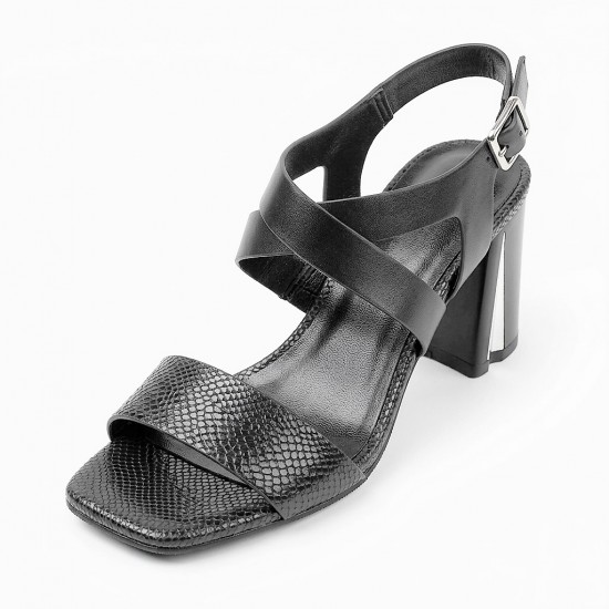 E2637-7015 black Дамски сандали