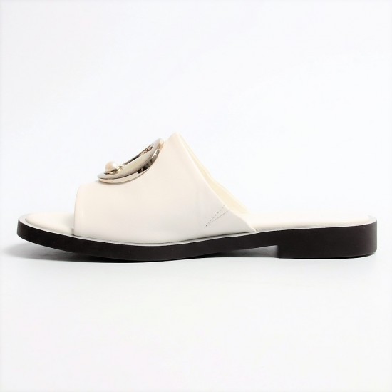HL2653-J5028-2 white silver Дамски чехли