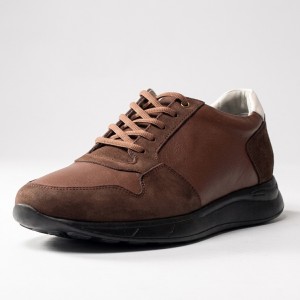 801 brown Мъжки обувки от естествена кожа
