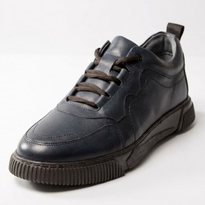 78904 Dark Blue Мъжки обувки от естествена кожа