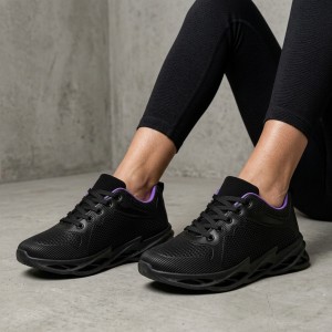 3522-2 Black/Purple Дамски маратонки
