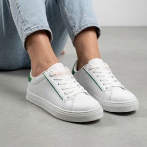 154085 White/Green Дамски маратонки
