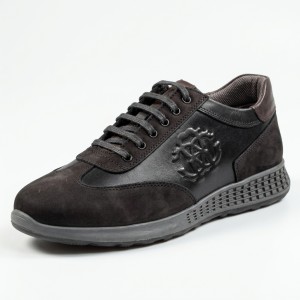 LK5006 Black Мъжки обувки от естествена кожа
