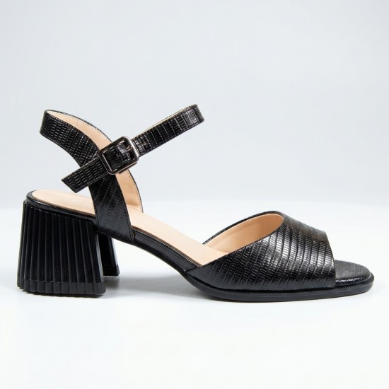 SL09-K402 Black Дамски сандали на токчета