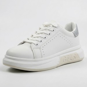 BY-0375 White/Silver Дамски маратонки