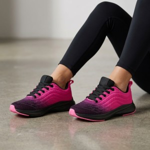 KM85-2 Black/Rose Дамски маратонки