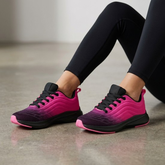 KM85-2 Black/Rose Дамски маратонки