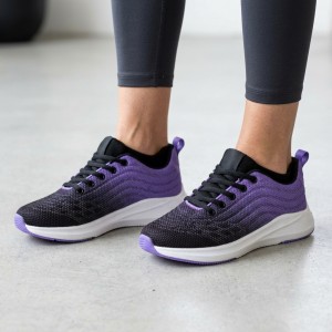 KM85-6 Black/Purple Дамски маратонки