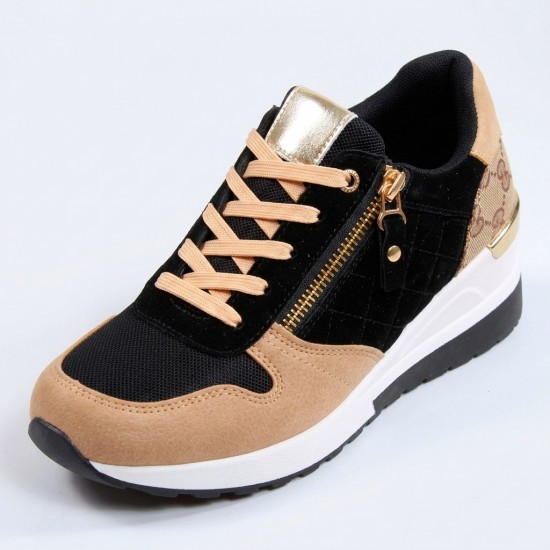 2016-1 Black/Khaki Дамски кецове