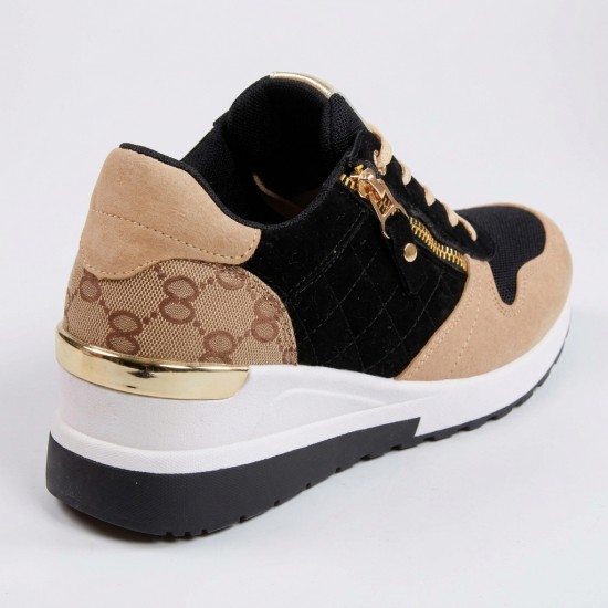 2016-1 Black/Khaki Дамски кецове
