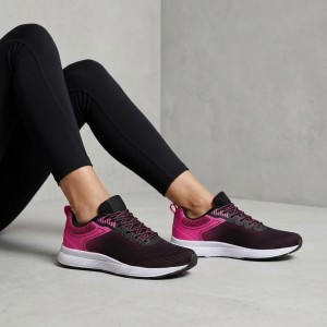 813-16 Black/Fuxia Дамски маратонки