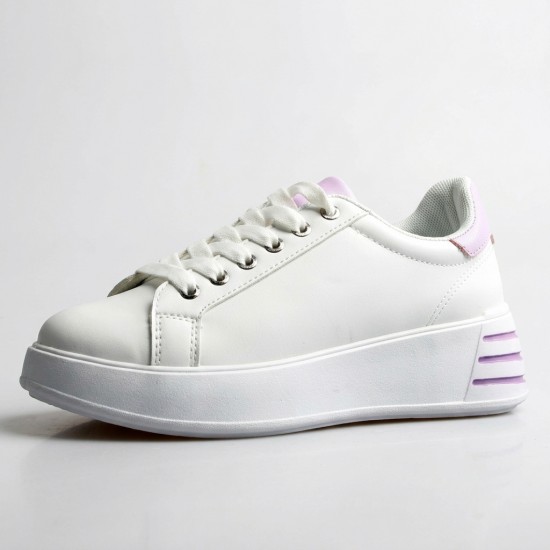 2128-3 White/Purple Дамски маратонки