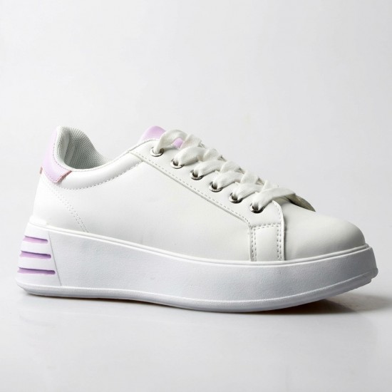 2128-3 White/Purple Дамски маратонки