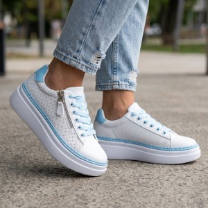 2156-4 White/Blue Дамски маратонки