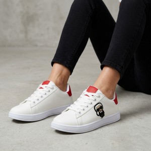 3417-4 White/Red Дамски маратонки