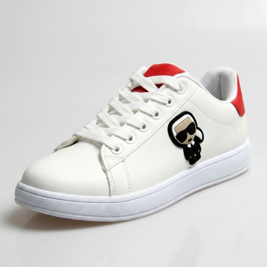 3417-4 White/Red Дамски маратонки
