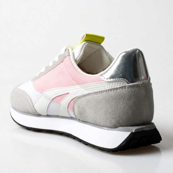 2033-2 White/Grey/Pink Дамски маратонки