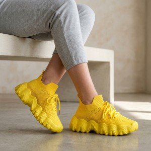 D126-3 Yellow Дамски маратонки