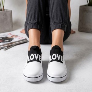 D2229-2 White/Black Дамски маратонки