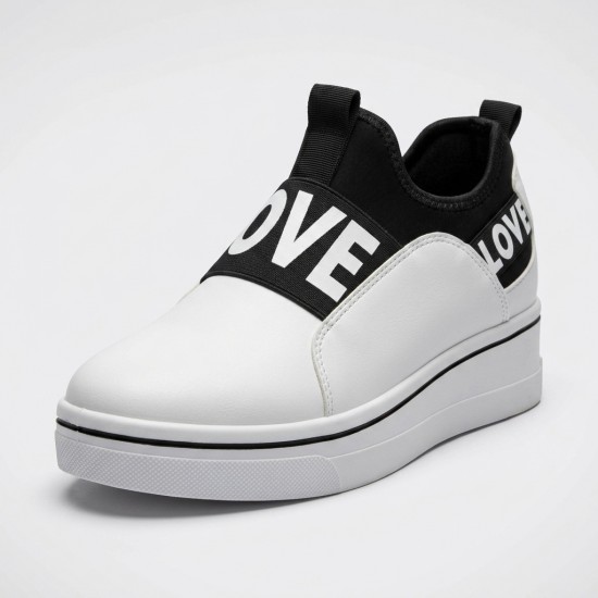 D2229-2 White/Black Дамски маратонки