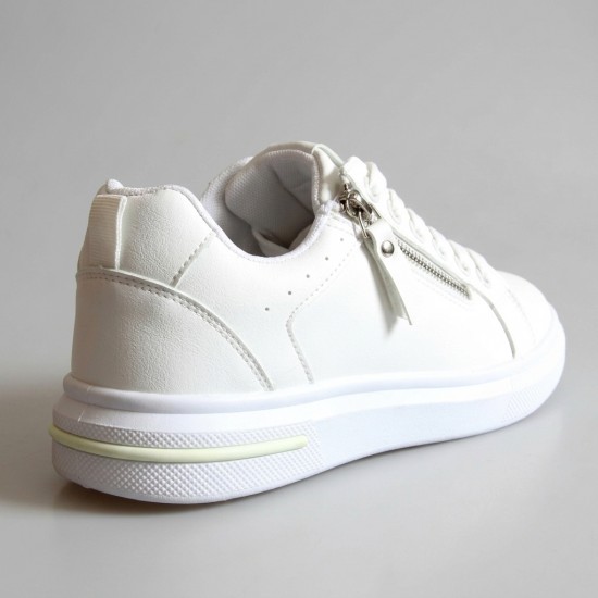 D3803-2 White Дамски маратонки