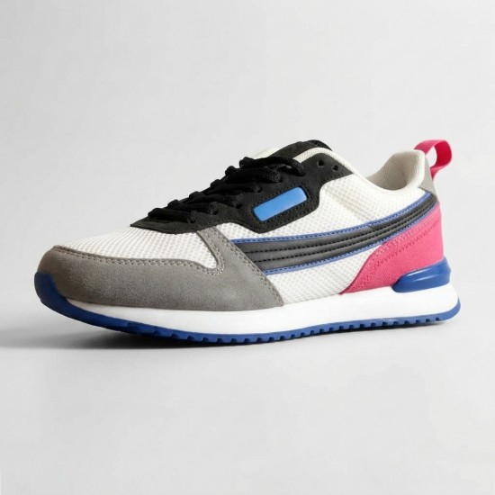 KM82-5 Grey/White/Rose Дамски маратонки