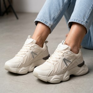 A-053-41 Beige Дамски маратонки