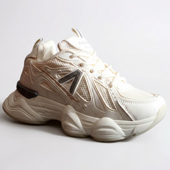 A-053-41 Beige Дамски маратонки