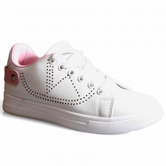 BY-0371-2 White/Pink Дамски маратонки