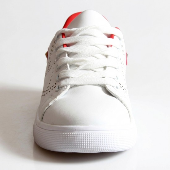 BY-0371-3 White/Red Дамски маратонки